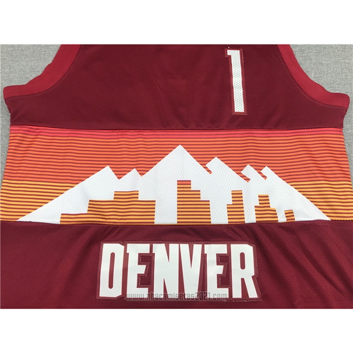 Camiseta Denver Nuggets Michael Porter #1 Ciudad 2020-21 Rojo